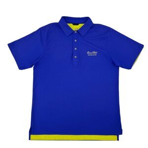 Zero Restriction Shirt Mens L Blue Polo Ocean Club Paradise Island Golf‎